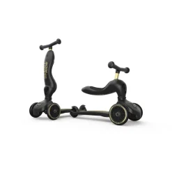 Scoot and Ride Highway Kick 1 - Olive Black/Gold