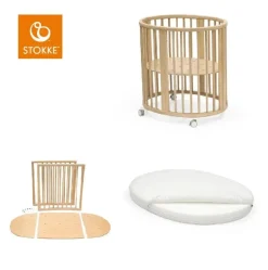 Sleepi mini V3 Natur inkl. Madras og forlængerstykke