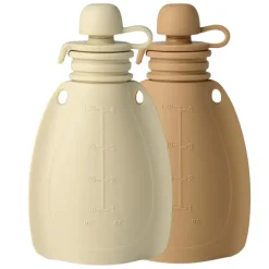 Smoothie flaske 2 pak Blød - Beige/Caramel