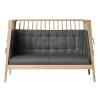 Sofasæt til Leander Linea™/Luna™ babyseng 120 cm - Cool Grey