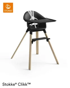 Stokke® Clikk™ højstol - Black Natural