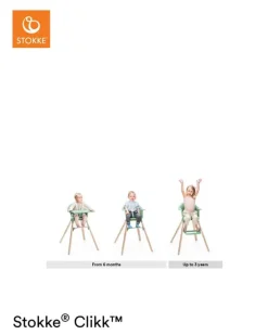 Stokke® Clikk™ højstol - clover green
