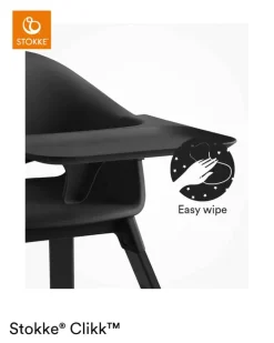 Stokke® Clikk™ højstol - Midnight Black