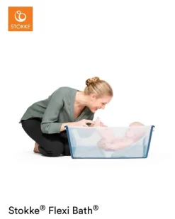 Stokke® Flexi Bath® sampak - hvid/grå med stativ
