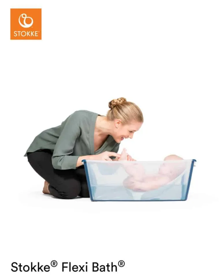 Stokke® Flexi Bath® sampak - hvid/grå med stativ
