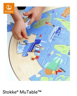 Stokke MuTable Puslespil - Rundt i verden