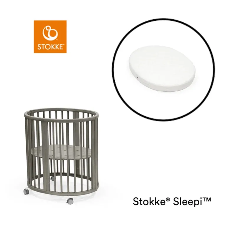 Stokke Sleepi Mini V3 inkl. Madras - Hazy Grey