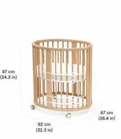 Stokke Sleepi V3 Mini Hvid inkl. madras og forlængerstykke