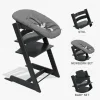 Stokke Tripp Trapp Bundle - Højstol, Babyset og Newborn - Sort