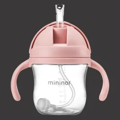 Sugerørskop Tritan 220ml - rosa