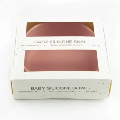 Tiny Tot Silikone Skål Støvet Rosa