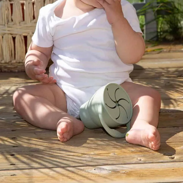 Tiny Tot Snack Cup Støvet Grøn