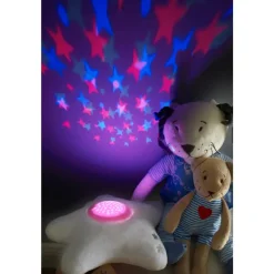 Twinkle Lights natlampe - Stjerne hvid