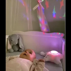 Twinkle Lights natlampe - Stjerne hvid