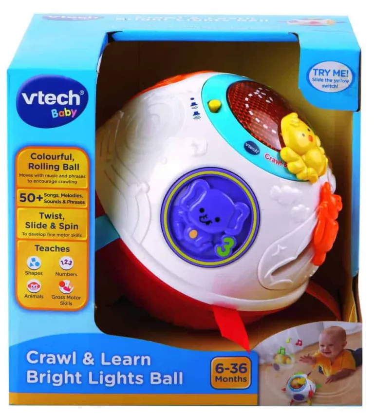 Vtech Baby kravle - og lærebold