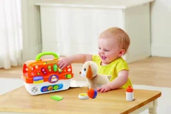 Vtech Baby transportboks m. plyshvalp DK